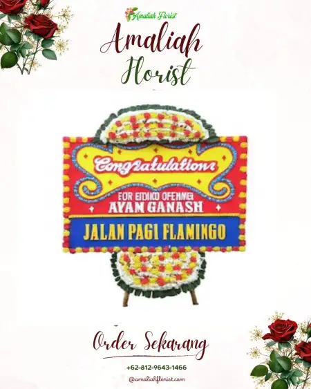 Sewa Papan Bunga Pulau Gebe
